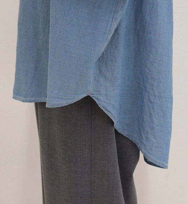 fredy emue「コットンボイルシアーデニムシャツ」|シャツ・ブラウス|
