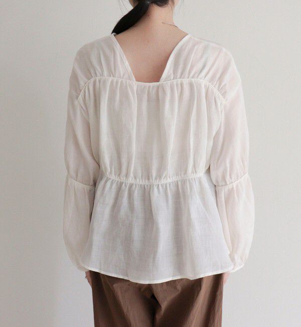 fredy emue「ラスターラミーカルゼブラウス」|シャツ・ブラウス|