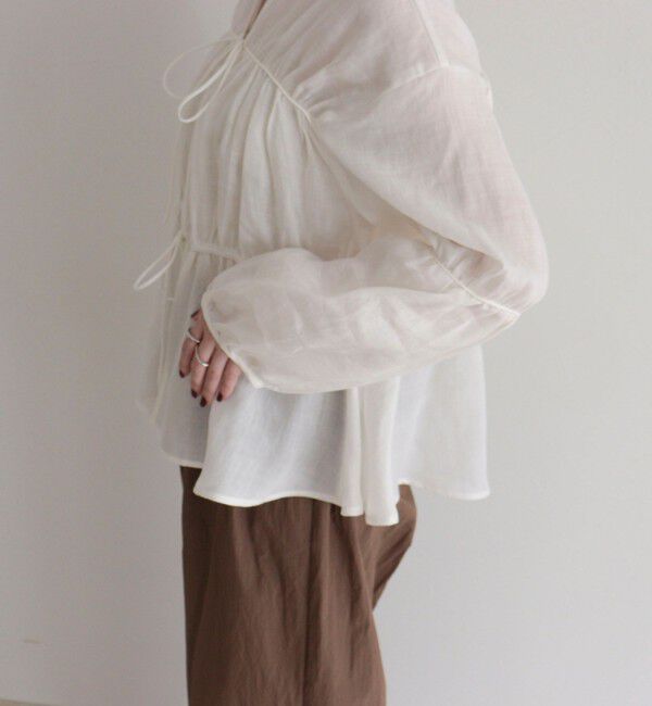 fredy emue「ラスターラミーカルゼブラウス」|シャツ・ブラウス|