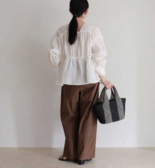 fredy emue「ラスターラミーカルゼブラウス」|シャツ・ブラウス|