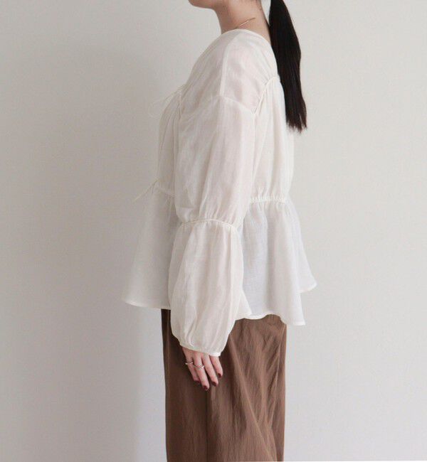 fredy emue「ラスターラミーカルゼブラウス」|シャツ・ブラウス|