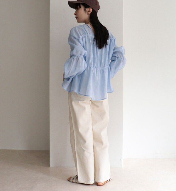 fredy emue「ラスターラミーカルゼブラウス」|シャツ・ブラウス|