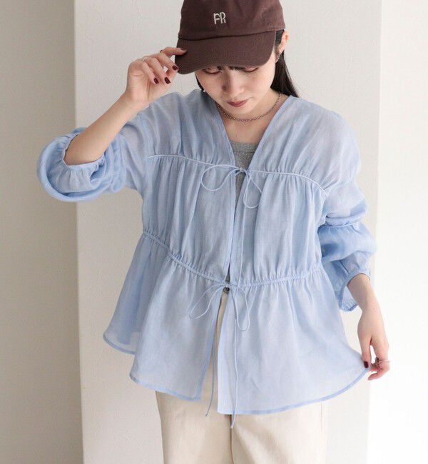 fredy emue「ラスターラミーカルゼブラウス」|シャツ・ブラウス|