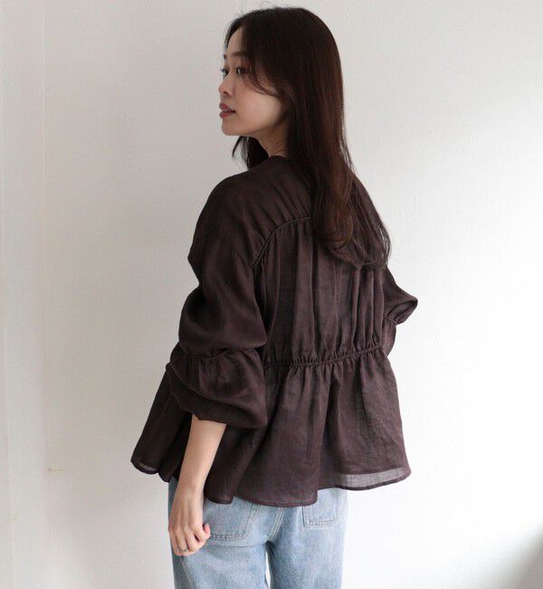 fredy emue「ラスターラミーカルゼブラウス」|シャツ・ブラウス|