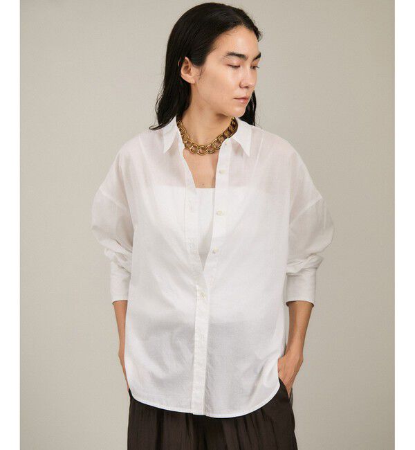 SALON adam et rope'「Shuttlenotesワッシャーローンウォッシュドシャツ」|シャツ・ブラウス|