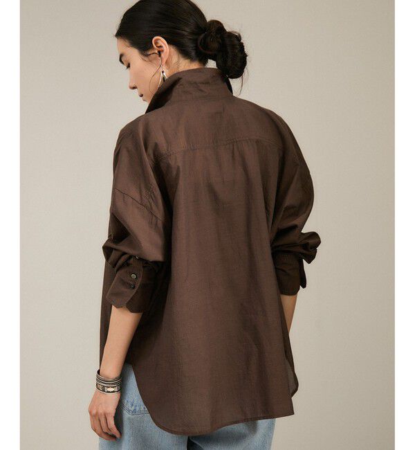 SALON adam et rope'「Shuttlenotesワッシャーローンウォッシュドシャツ」|シャツ・ブラウス|
