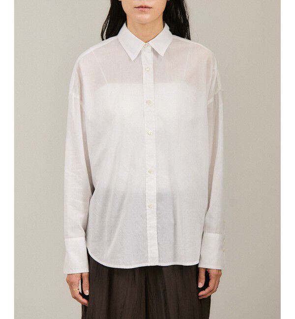 SALON adam et rope'「Shuttlenotesワッシャーローンウォッシュドシャツ」|シャツ・ブラウス|