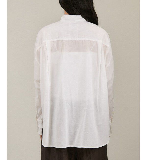 SALON adam et rope'「Shuttlenotesワッシャーローンウォッシュドシャツ」|シャツ・ブラウス|