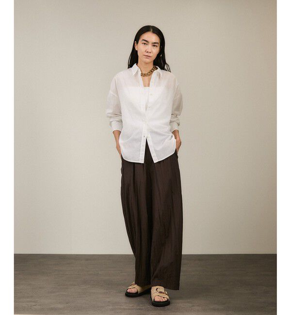 SALON adam et rope'「Shuttlenotesワッシャーローンウォッシュドシャツ」|シャツ・ブラウス|