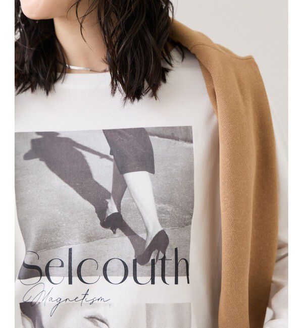 VIS「ロゴ＆フォトアソートプリントロンT」|Tシャツ・カットソー|