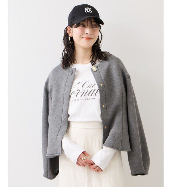 VIS「ロゴ＆フォトアソートプリントロンT」|Tシャツ・カットソー|