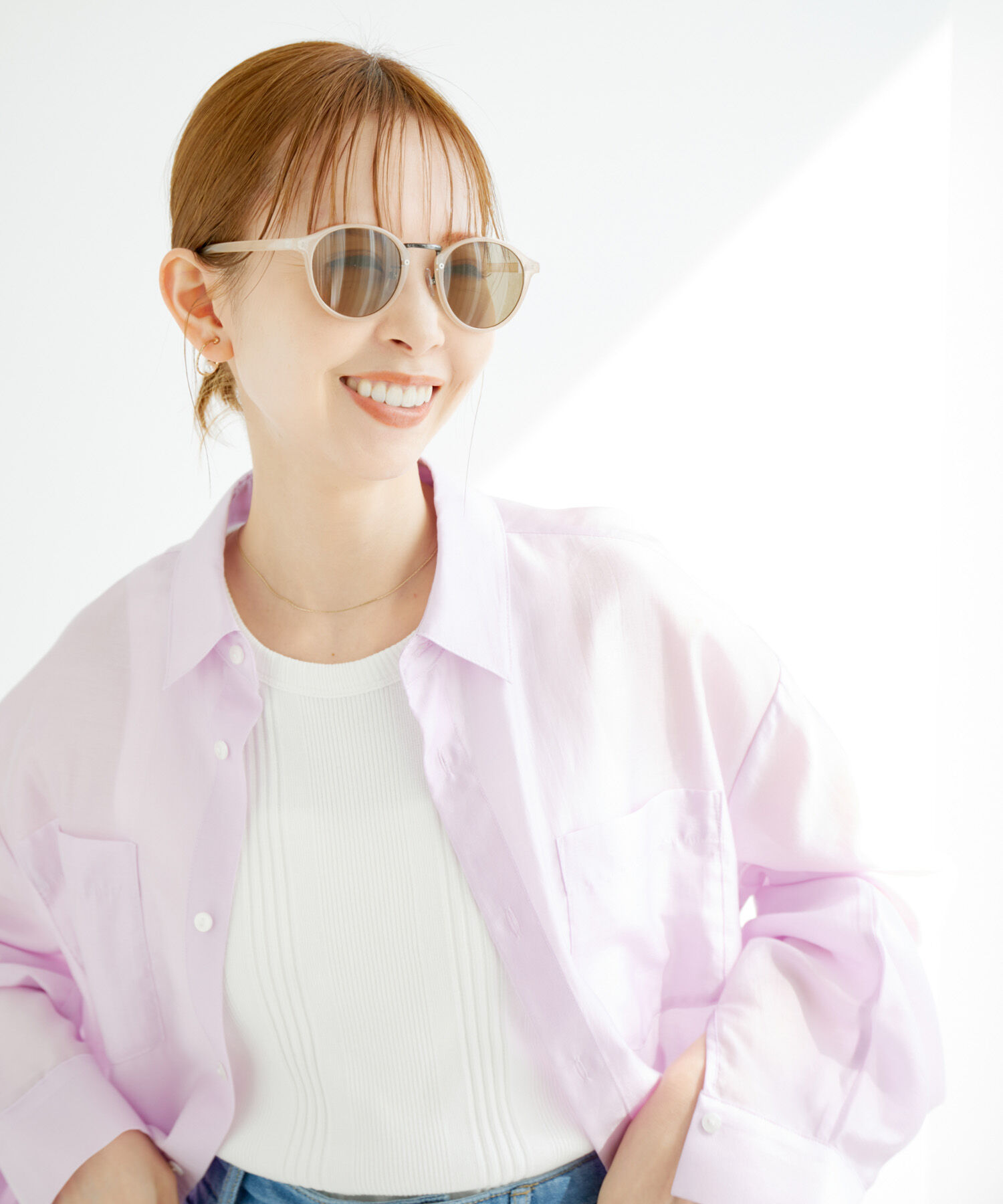 ROPE PICNIC PASSAGE「UVカット/メタルブリッジクリアカラーアイウェア」|サングラス|キナリ系(17)