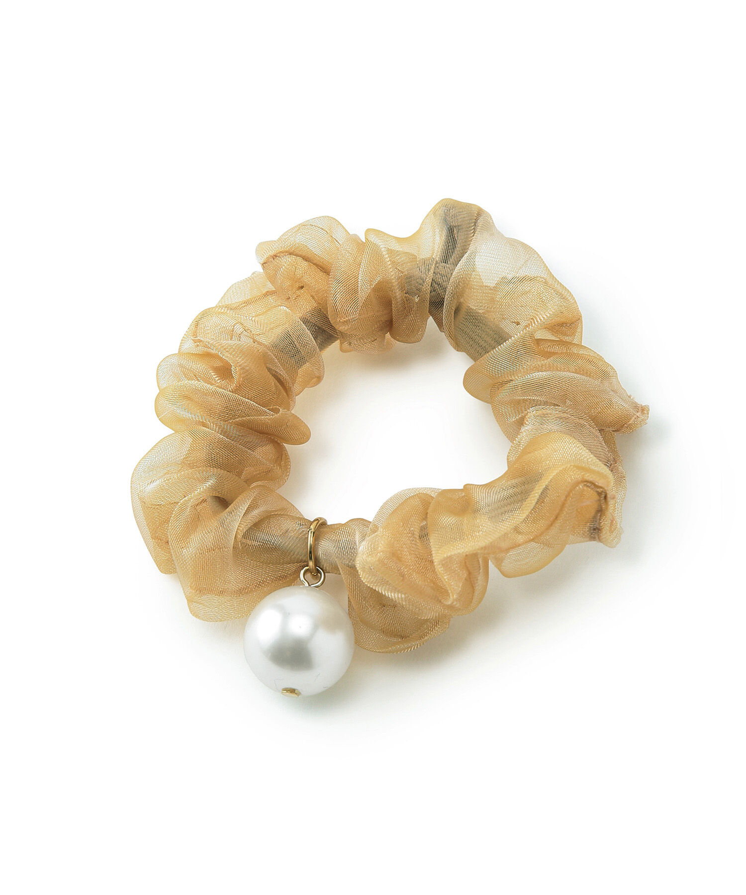 ROPE PICNIC PASSAGE「パールポイントオーガンジーミニシュシュ」|ヘアゴム・シュシュ|