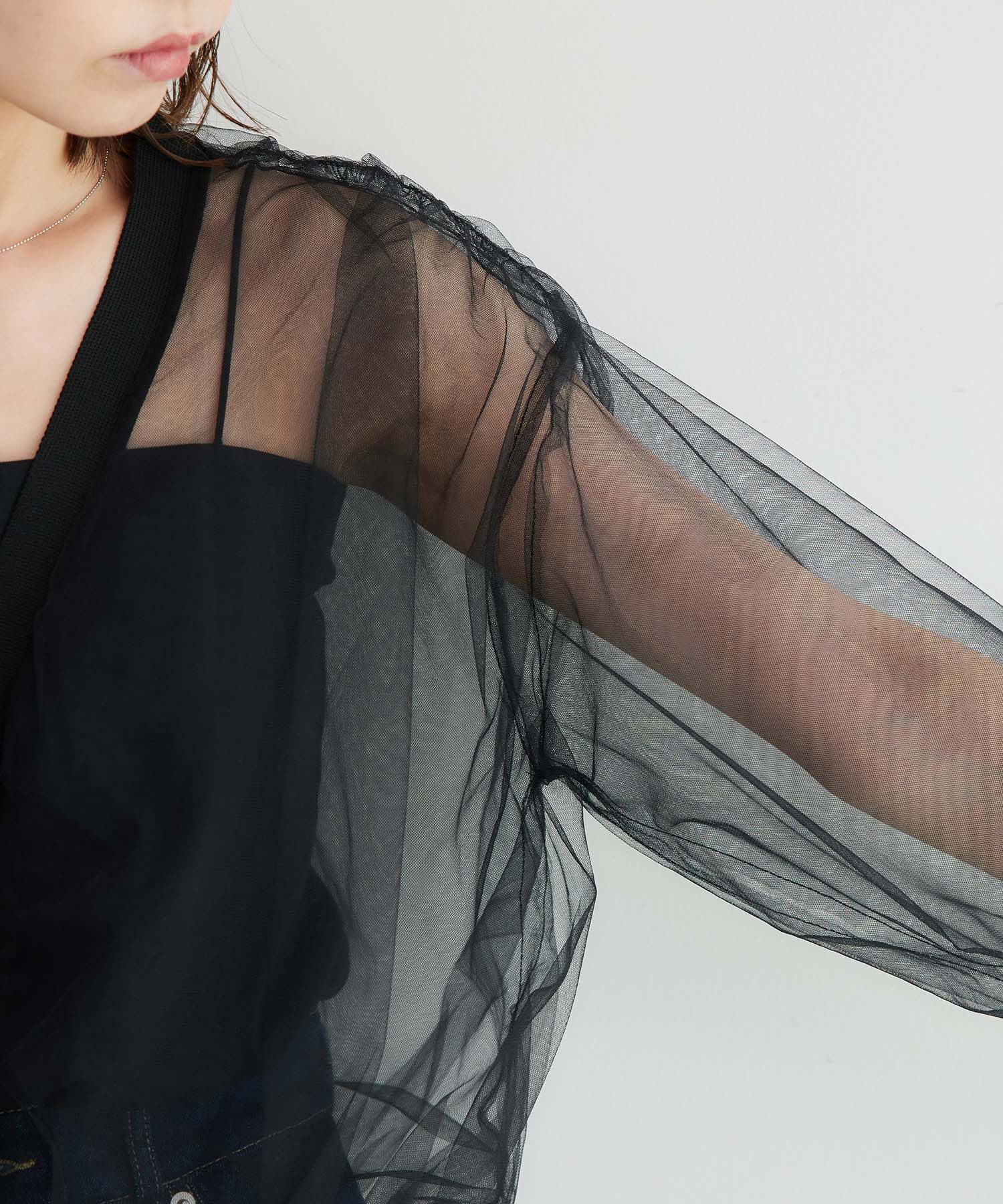 Rope&rsquo;Picnic「シアーチュールカーディガン」|カーディガン|