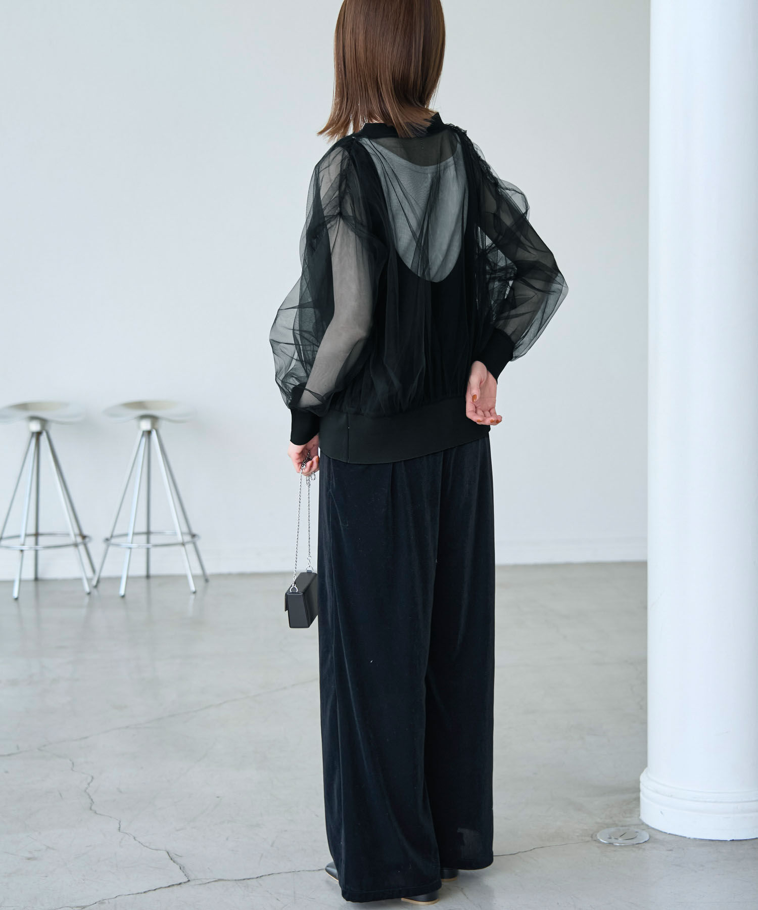 Rope&rsquo;Picnic「シアーチュールカーディガン」|カーディガン|