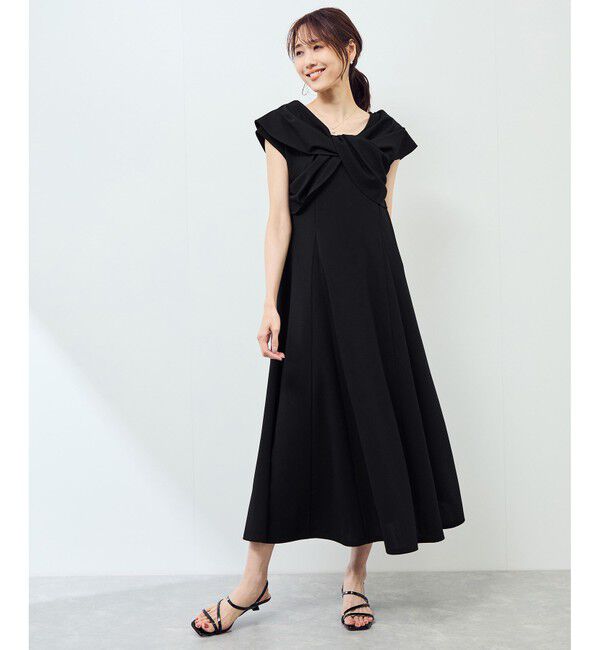 Rope&rsquo;Picnic「【emur/エミュール】ドレープデザインワンピース」|ワンピース|