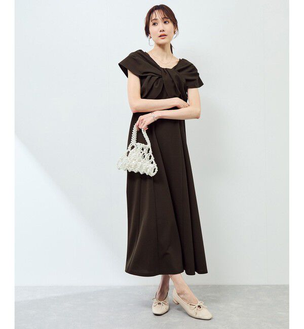 Rope&rsquo;Picnic「【emur/エミュール】ドレープデザインワンピース」|ワンピース|