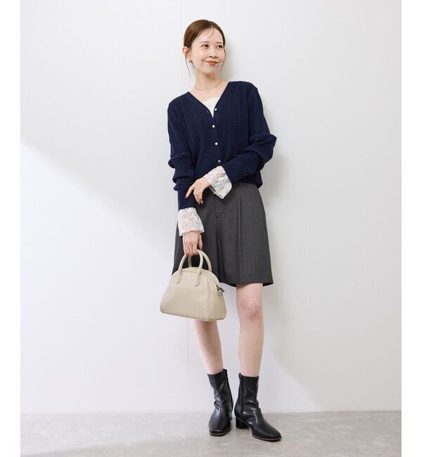 Rope&rsquo;Picnic「袖レースカットトップス」|Tシャツ・カットソー|