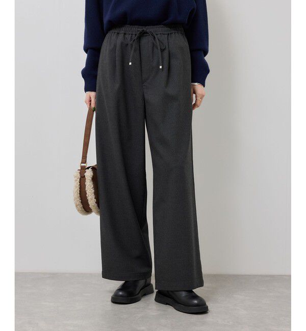 Rope&rsquo;Picnic「イージーワイドパンツ/リンクコーデ」|チノ|