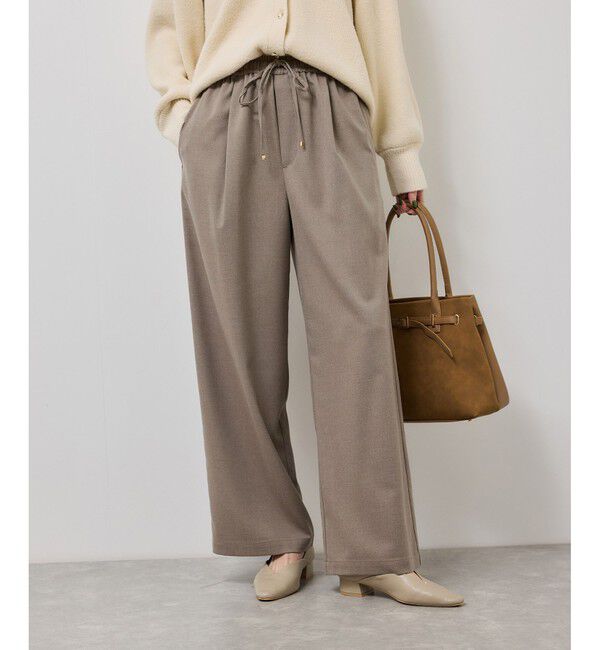Rope&rsquo;Picnic「イージーワイドパンツ/リンクコーデ」|チノ|
