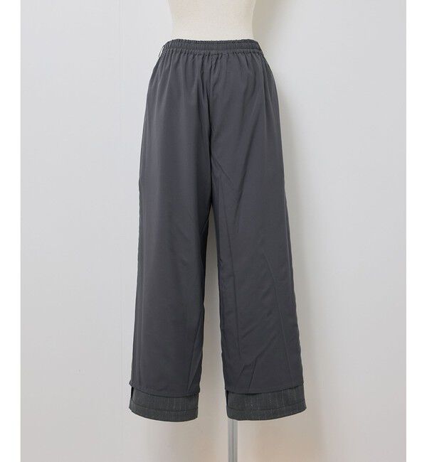 Rope&rsquo;Picnic「イージーワイドパンツ/リンクコーデ」|チノ|