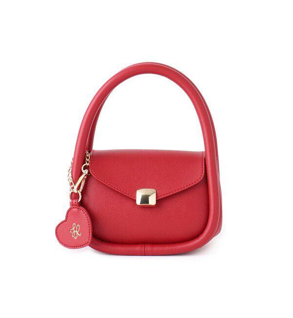 ROPE PICNIC PASSAGE「ハートチャーム付きミニレトルショルダーバッグ」|ショルダー・メッセンジャー|