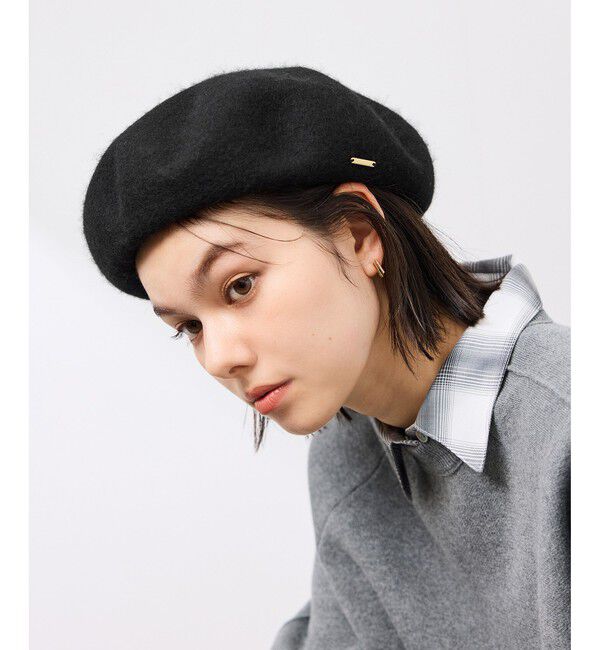 ROPE PICNIC PASSAGE「ウールフェルトベレー帽/リンクコーデ」|ハンチング・ベレー帽|