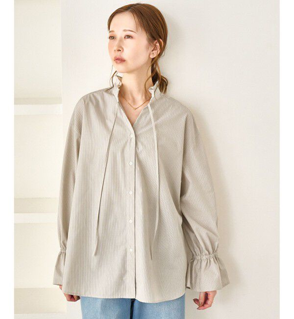 Rope&rsquo;Picnic「フリルレイヤードシャツ」|シャツ・ブラウス|