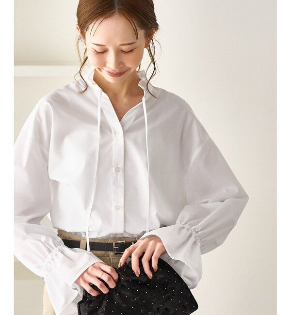 Rope&rsquo;Picnic「フリルレイヤードシャツ」|シャツ・ブラウス|