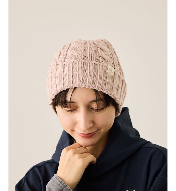 ROPE PICNIC PASSAGE「ケーブルニットワッチ/リンクコーデ」|ニット帽|