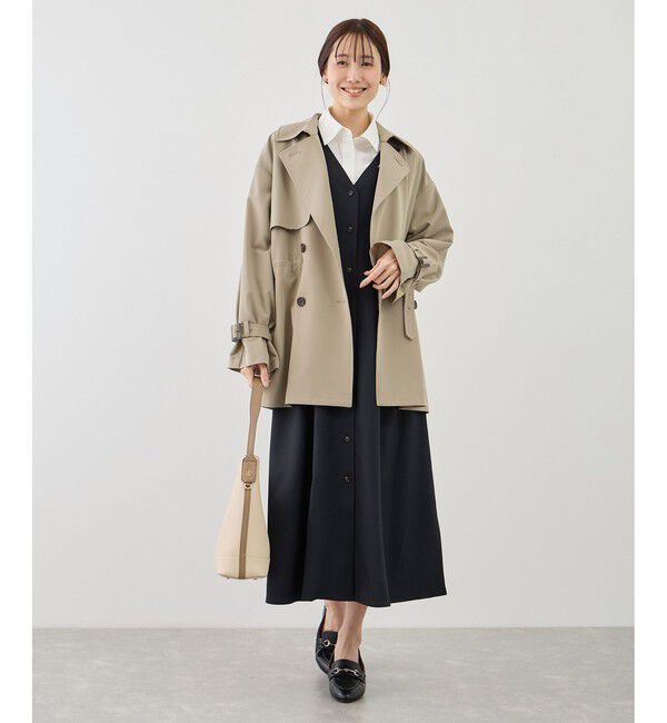 Rope&rsquo;Picnic「ウエストタックジャンパースカート」|ワンピース|