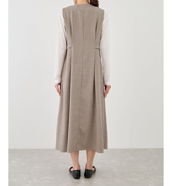 Rope&rsquo;Picnic「ウエストタックジャンパースカート」|ワンピース|