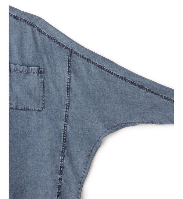 Rope&rsquo;Picnic「【emur/エミュール】パウダーシルクデニムドルマンブラウス/セットアップ」|シャツ・ブラウス|