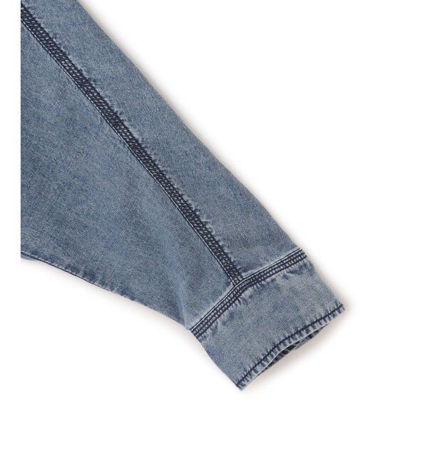 Rope&rsquo;Picnic「【emur/エミュール】パウダーシルクデニムドルマンブラウス/セットアップ」|シャツ・ブラウス|