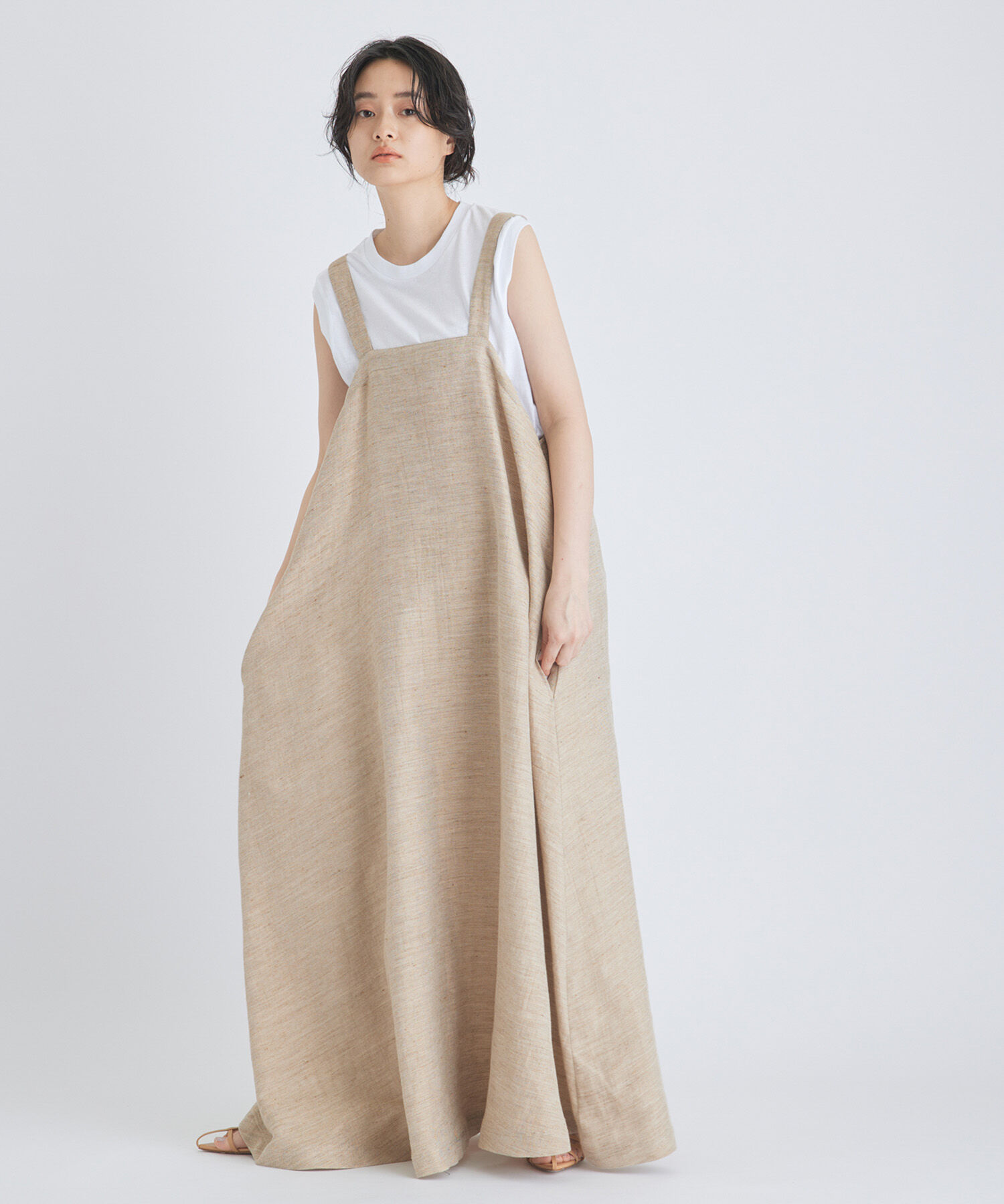 ADAM ET ROPE'「【Hanes for BIOTOP】Sleeveless T-Shirts」|Tシャツ・カットソー|