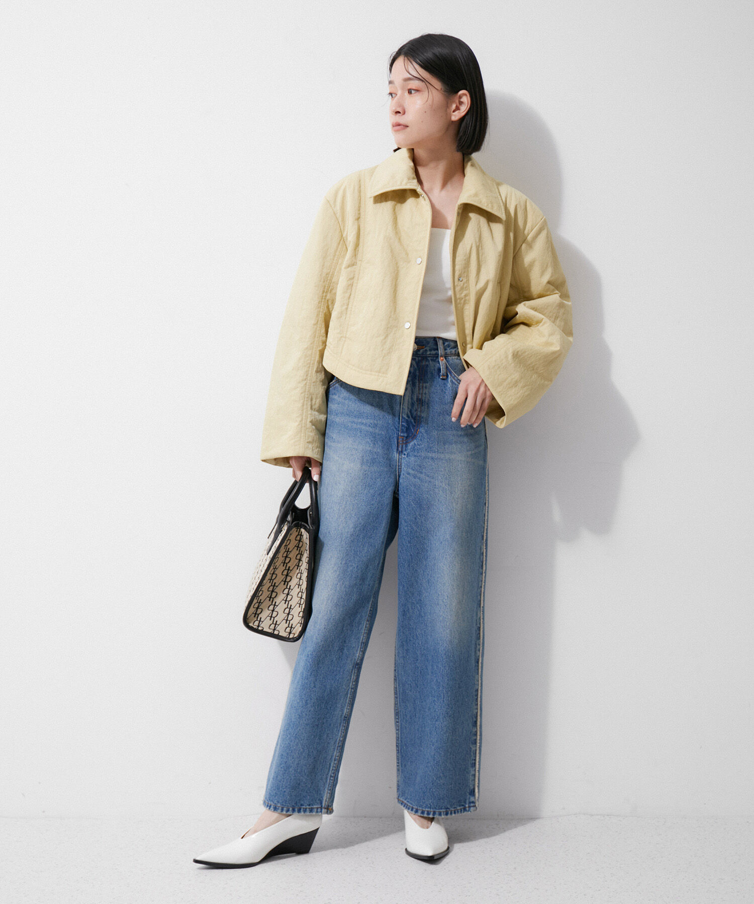 ADAM ET ROPE'「【環境配慮】ショートパディングジャケット」|その他|