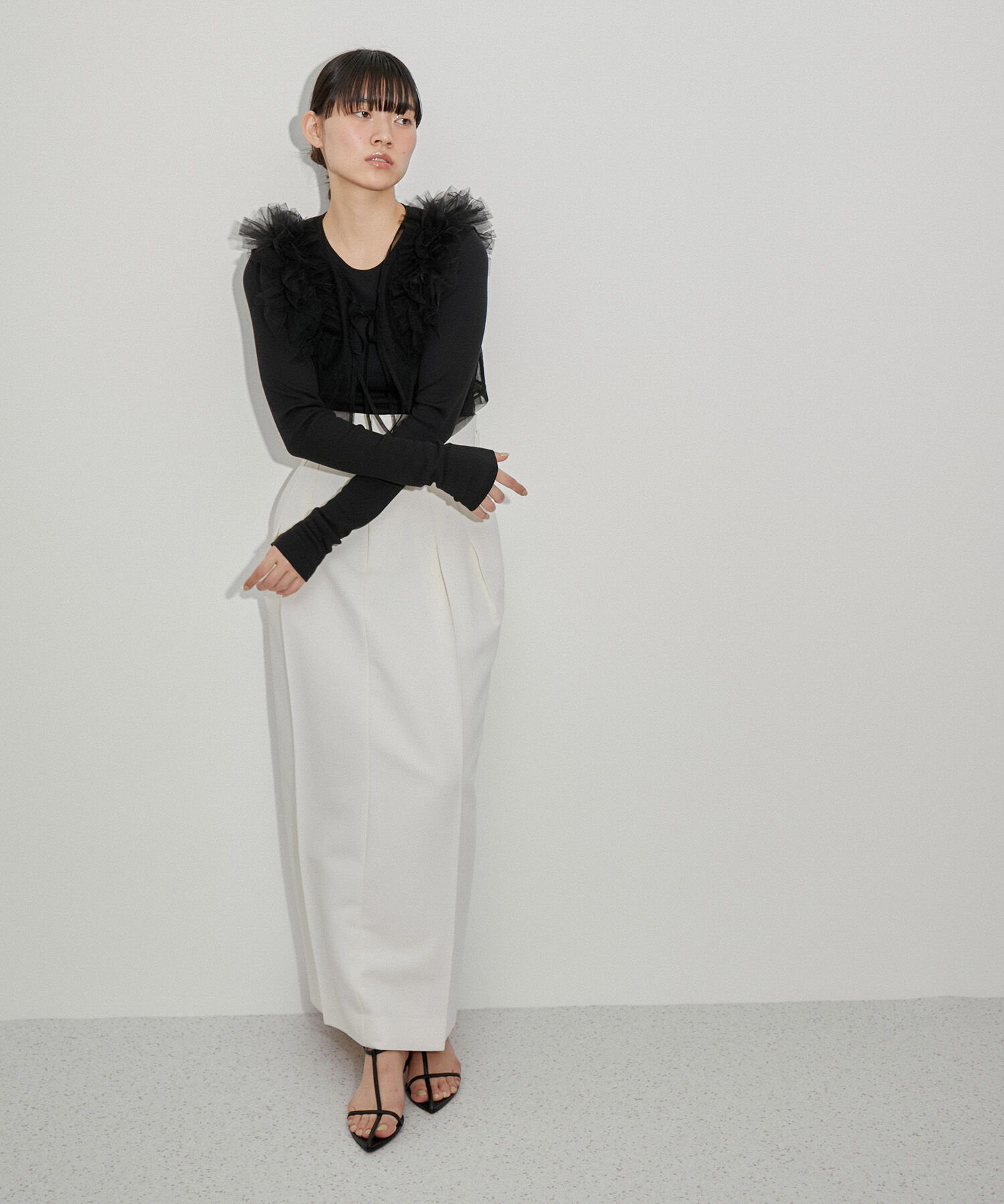 ADAM ET ROPE'「【サステナブル・SETアイテム】チュールロンTEE」|その他|