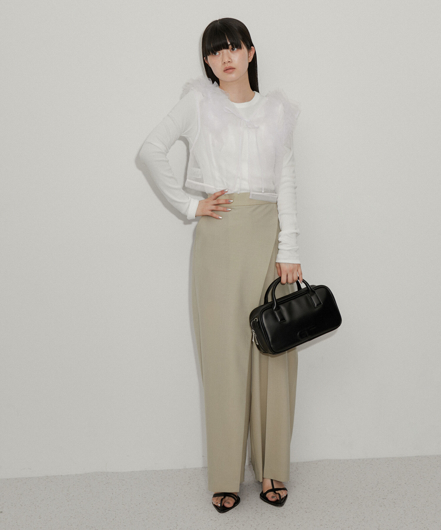 ADAM ET ROPE'「【サステナブル・SETアイテム】チュールロンTEE」|その他|