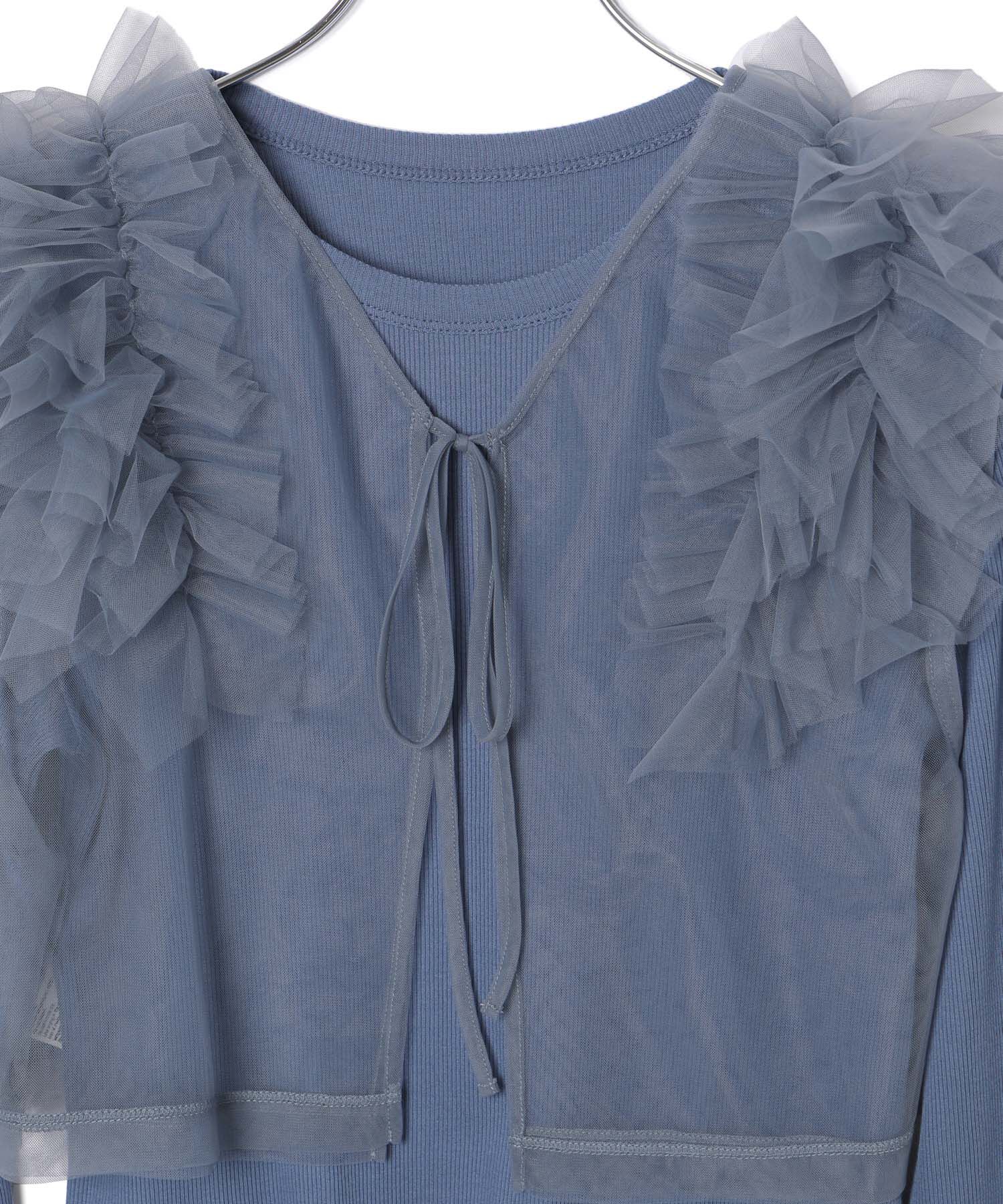 ADAM ET ROPE'「【サステナブル・SETアイテム】チュールロンTEE」|その他|