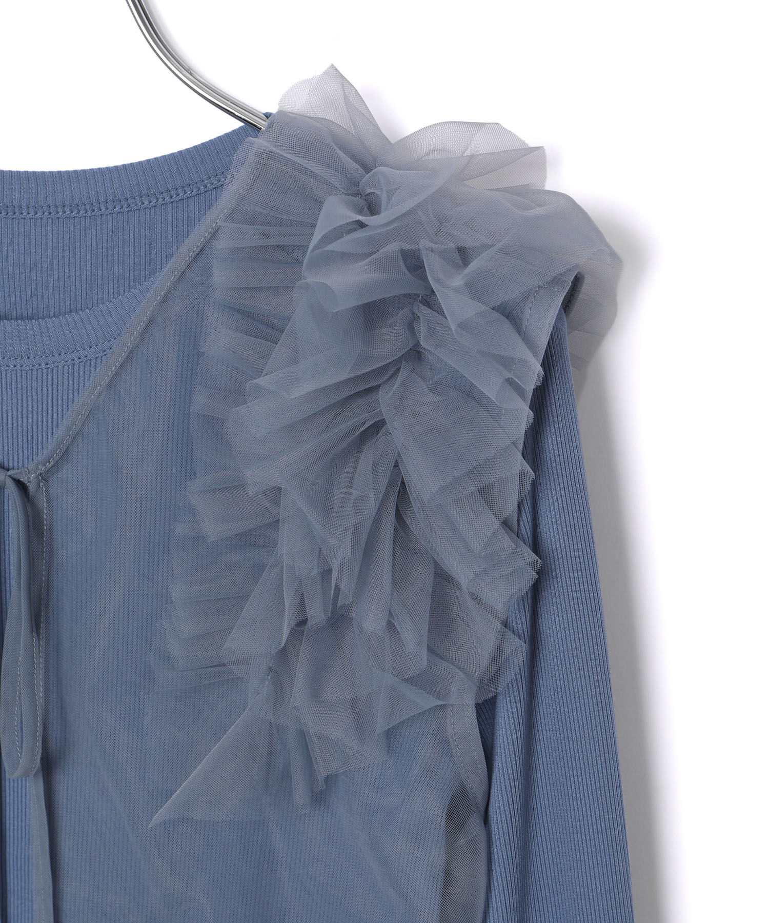 ADAM ET ROPE'「【サステナブル・SETアイテム】チュールロンTEE」|その他|