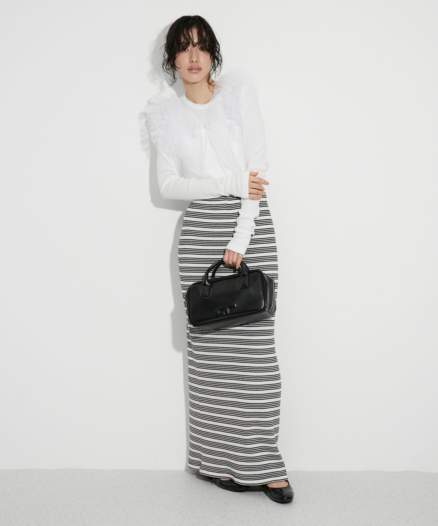 ADAM ET ROPE'「【サステナブル・SETアイテム】チュールロンTEE」|その他|