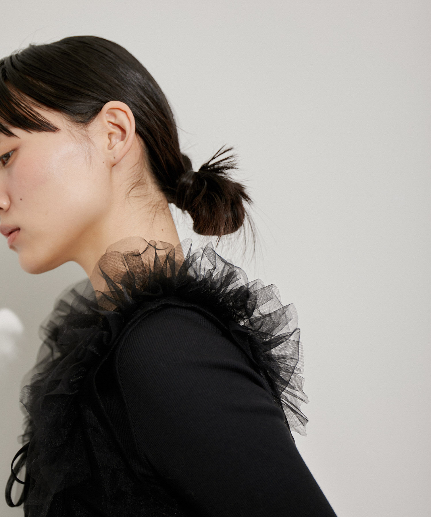 ADAM ET ROPE'「【サステナブル・SETアイテム】チュールロンTEE」|その他|