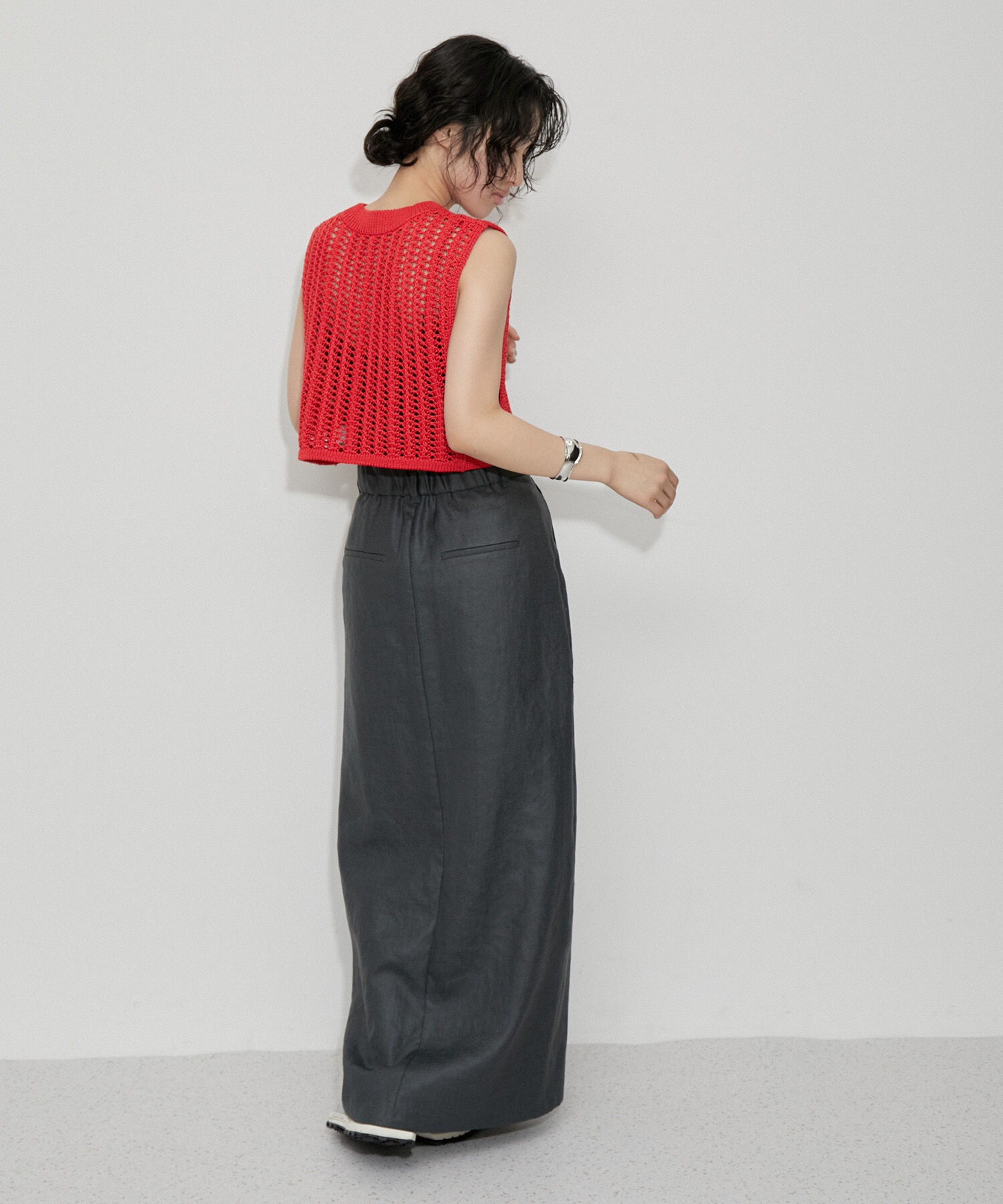 ADAM ET ROPE'「【洗える】メッシュベスト」|ベスト・ジレ|