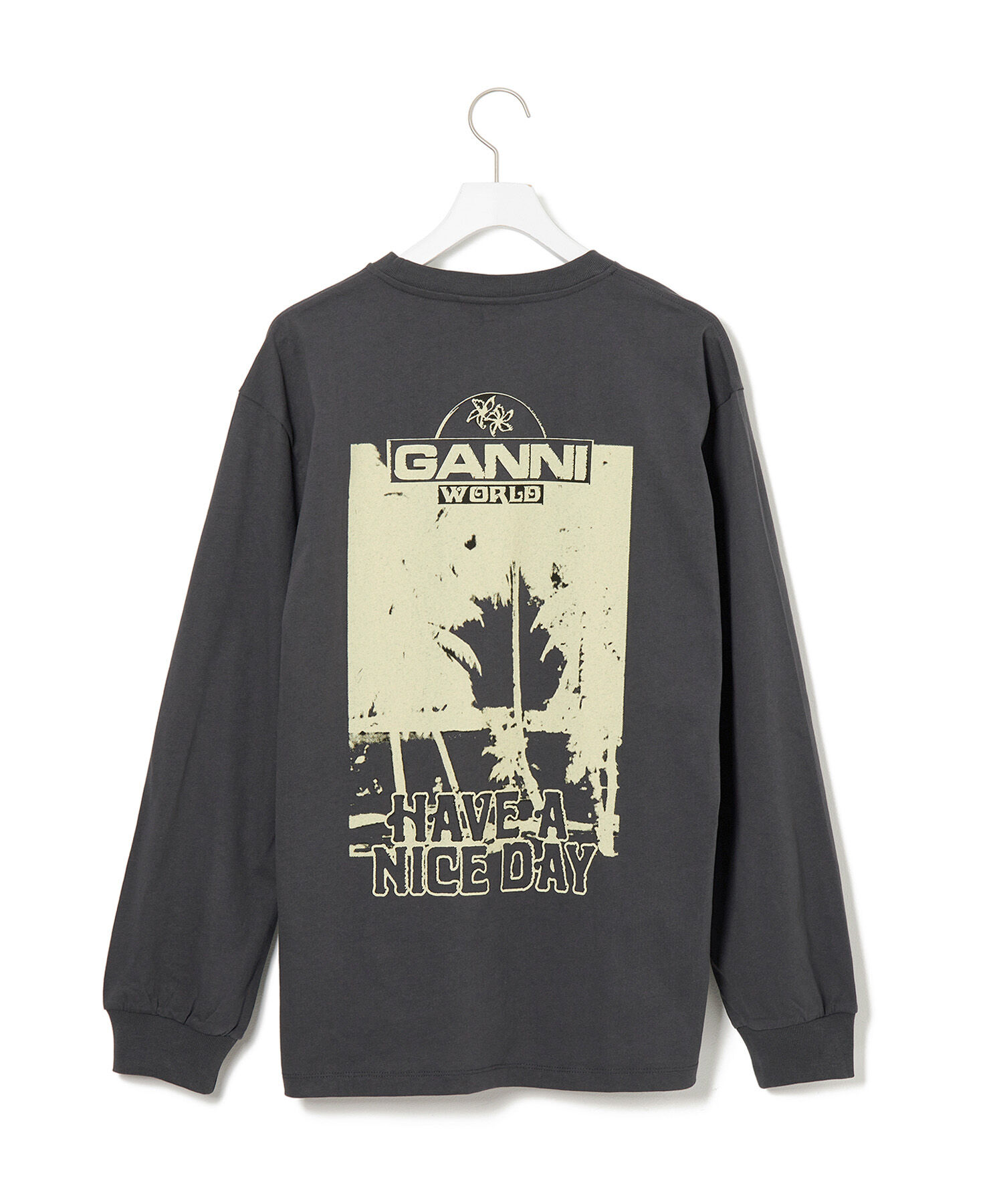 ADAM ET ROPE'「GANNI Future Heavy Jersey Palm Long Sleeve T-shir」|その他|