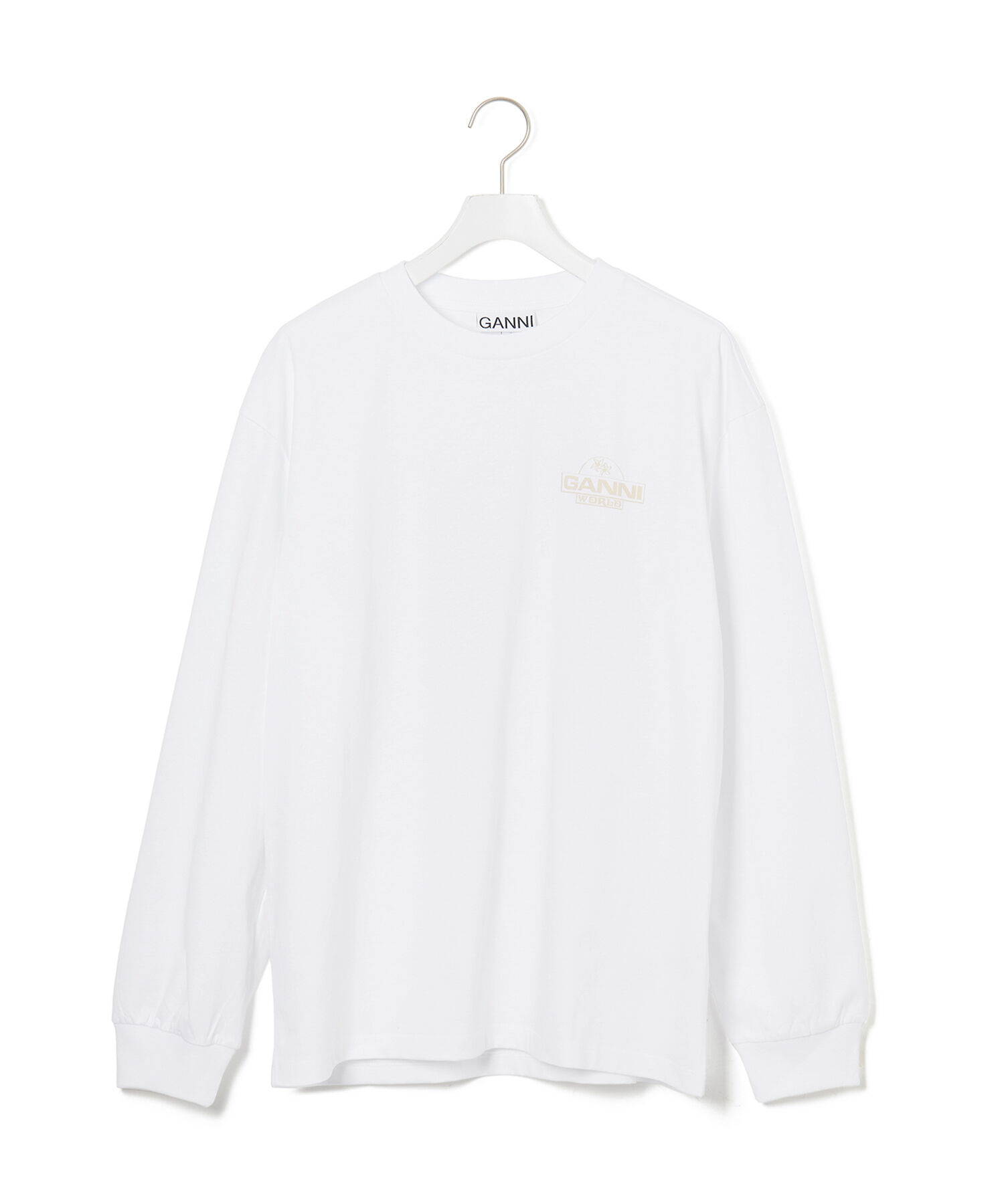 ADAM ET ROPE'「GANNI Future Heavy Jersey Palm Long Sleeve T-shir」|その他|