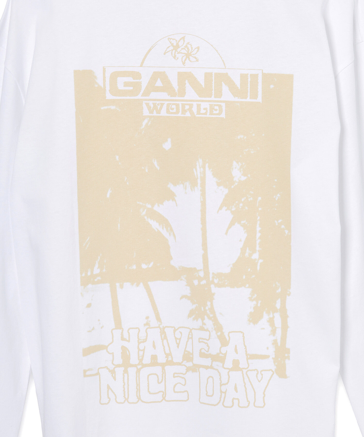 ADAM ET ROPE'「GANNI Future Heavy Jersey Palm Long Sleeve T-shir」|その他|