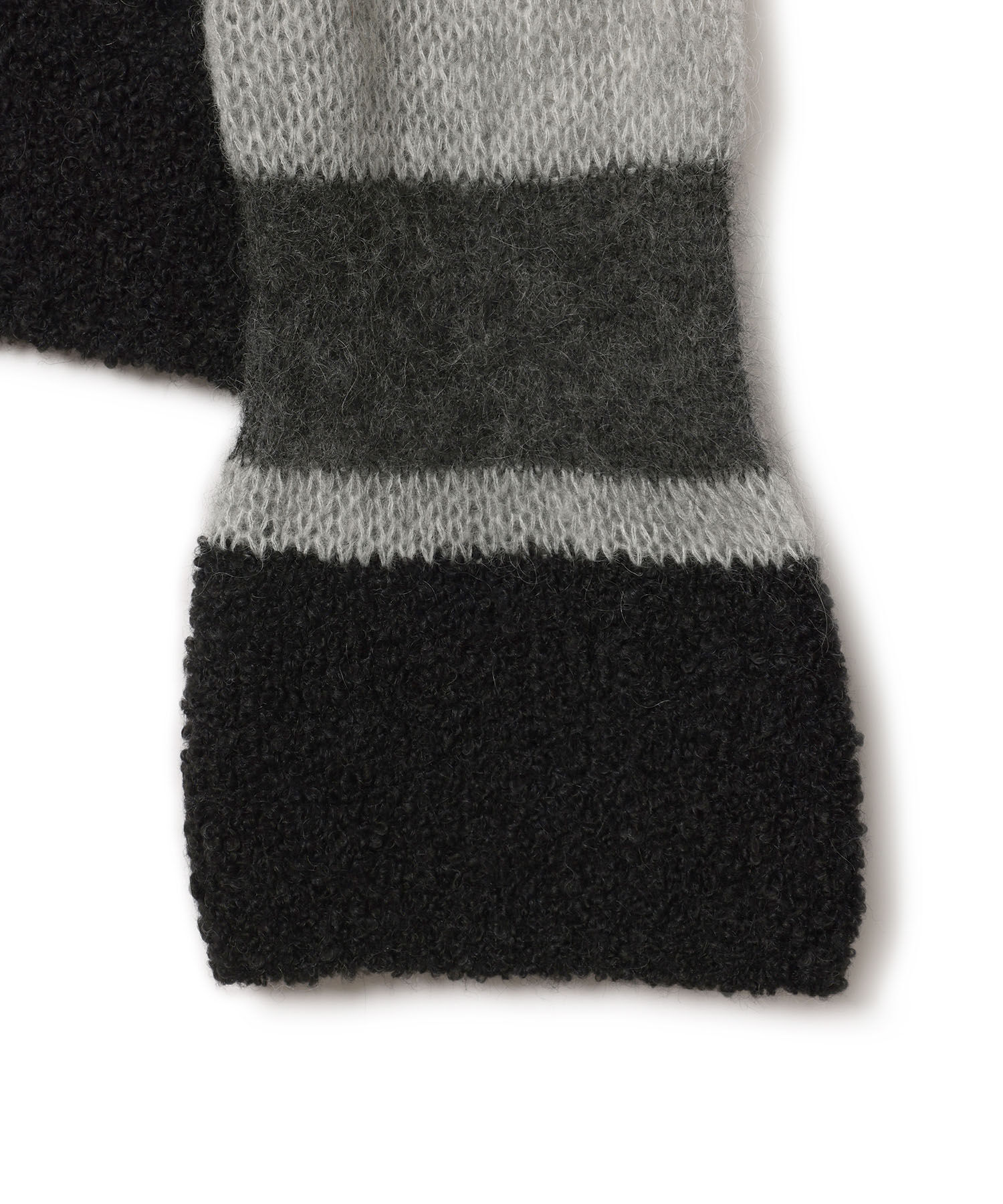 ADAM ET ROPE'「ミックスヤーンボーダーニットプルオーバー」|ニット・セーター|