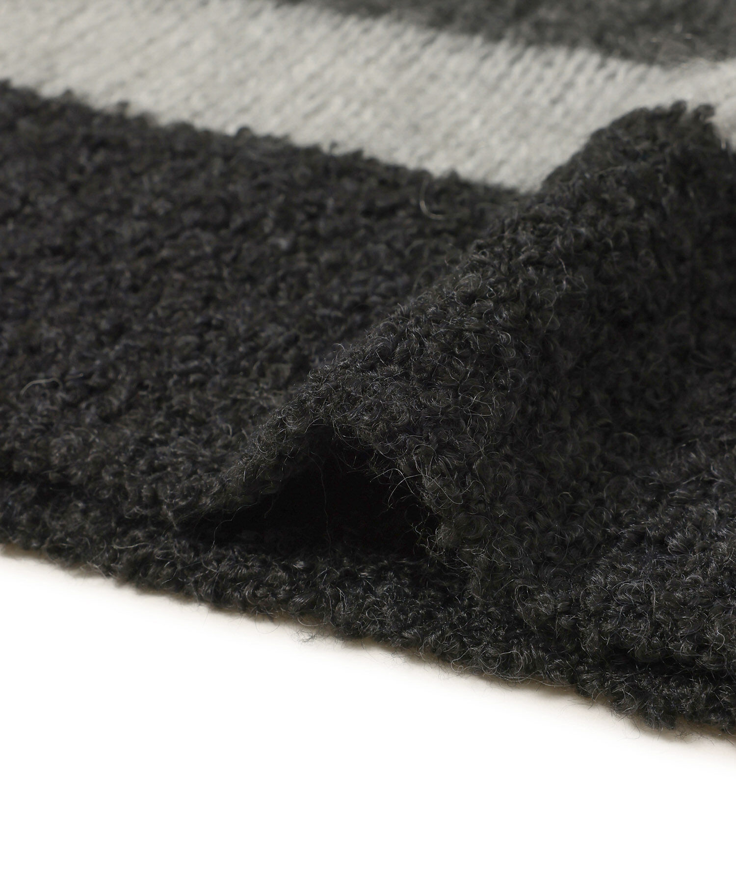 ADAM ET ROPE'「ミックスヤーンボーダーニットプルオーバー」|ニット・セーター|