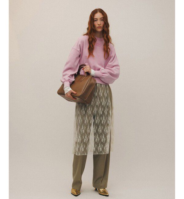 ADAM ET ROPE'「【サステナブル・洗える】ボールバイオ加工スウェットシャツ」|スウェット・ジャージ|