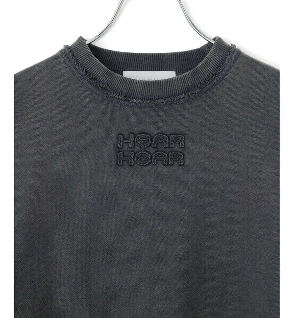 ADAM ET ROPE'「【サステナブル・洗える】ボールバイオ加工スウェットシャツ」|スウェット・ジャージ|